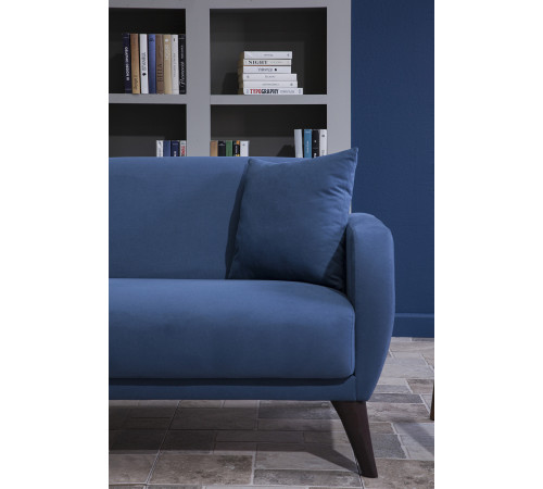 Трехместный Диван-кровать Flexy Флекси (синий)