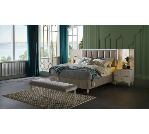 Кровать Gravita (Гравита) GRAV-26 слоновая кость