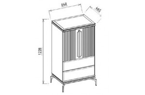 Комод для белья Монтего MONT-28