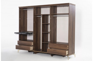 Шестистворчатый шкаф Монтего MONT-34