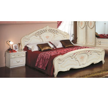 Двуспальная кровать Роза (беж) 