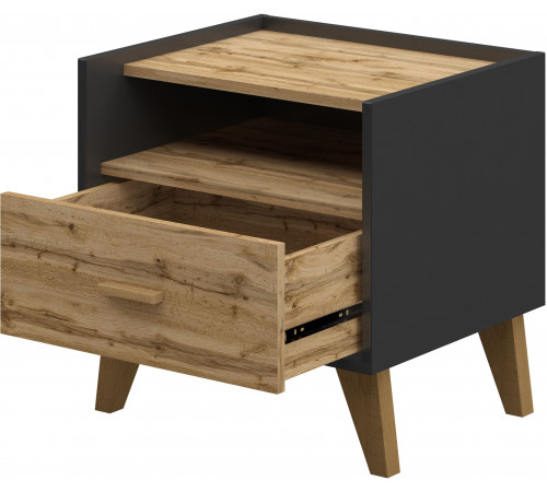 Тумба прикроватная Сканди МН-036-28(графит)