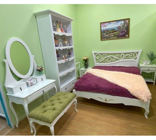 Двуспальная кровать Лиана MUR-114-01 (коса патина)