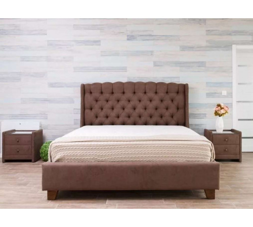 Двуспальная кровать Мечта MUR-IK-MECHTA с мягкой спинкой