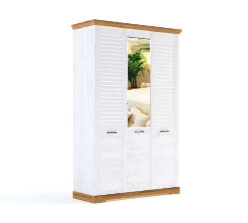 Трехстворчатый шкаф для одежды СК-7 (СА/ОРН) Кантри с зеркалом Трехстворчатый шкаф для одежды СК-7 (СА/ОРН) Кантри с зеркалом